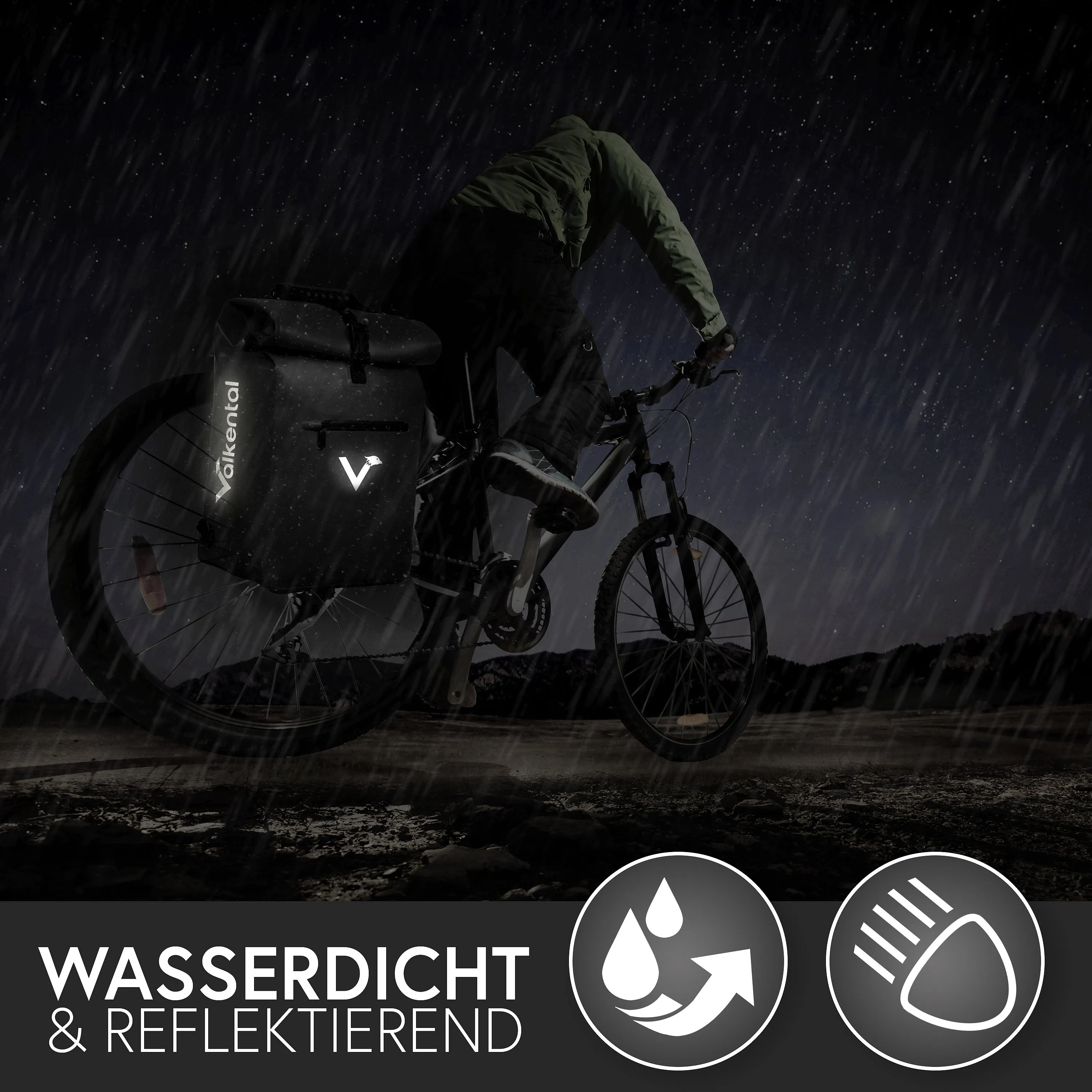 ValkOne 3in1 Fahrradtasche - perfekt für deinen Alltag! | Bundle
