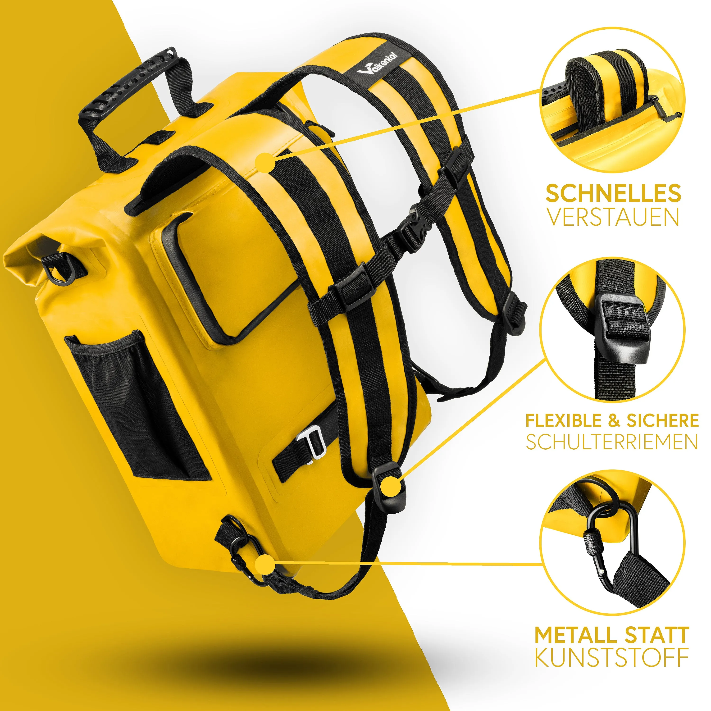ValkOne 3in1 Fahrradtasche - perfekt für deinen Alltag! | Bundle