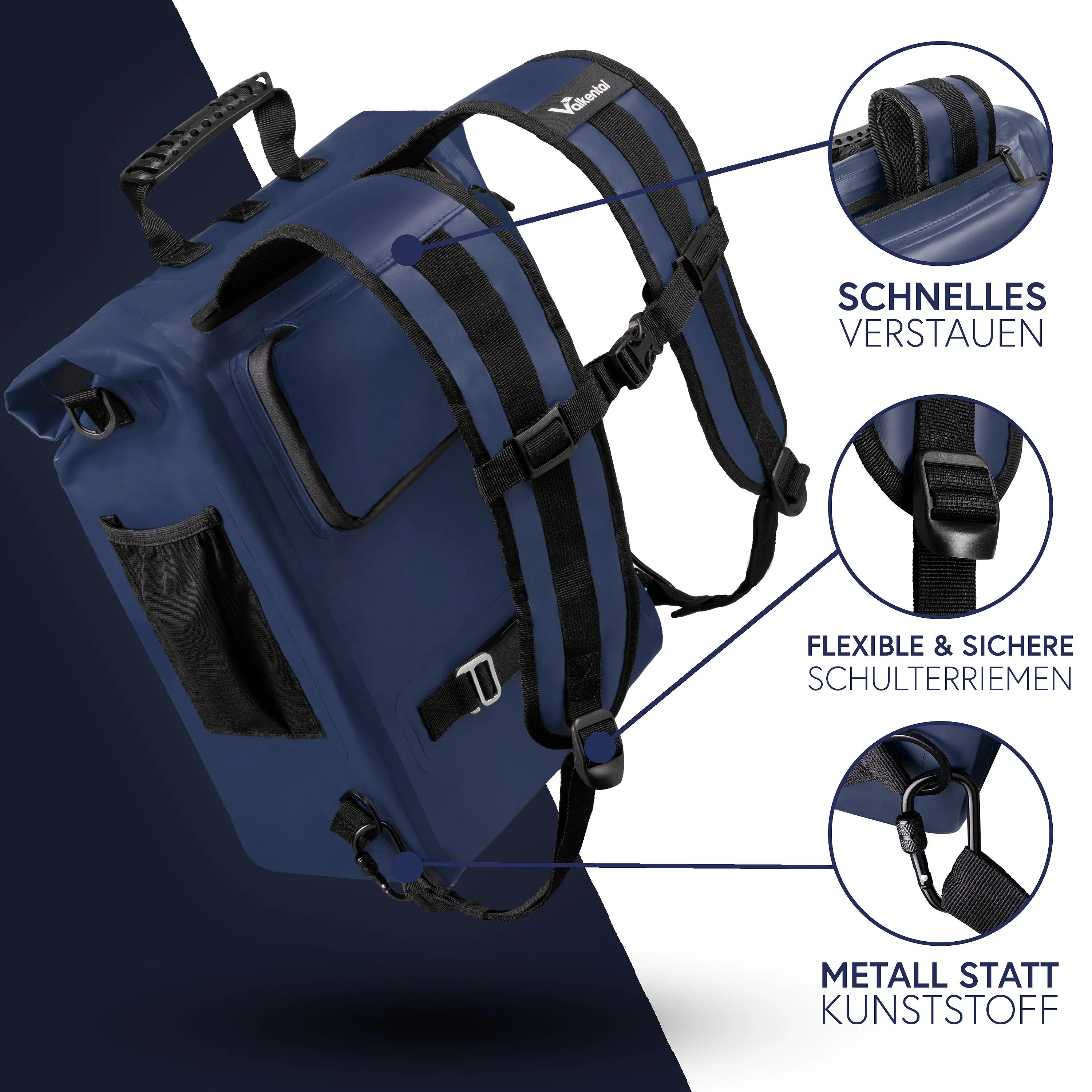 ValkOne 3in1 Fahrradtasche - perfekt für deinen Alltag! | Bundle