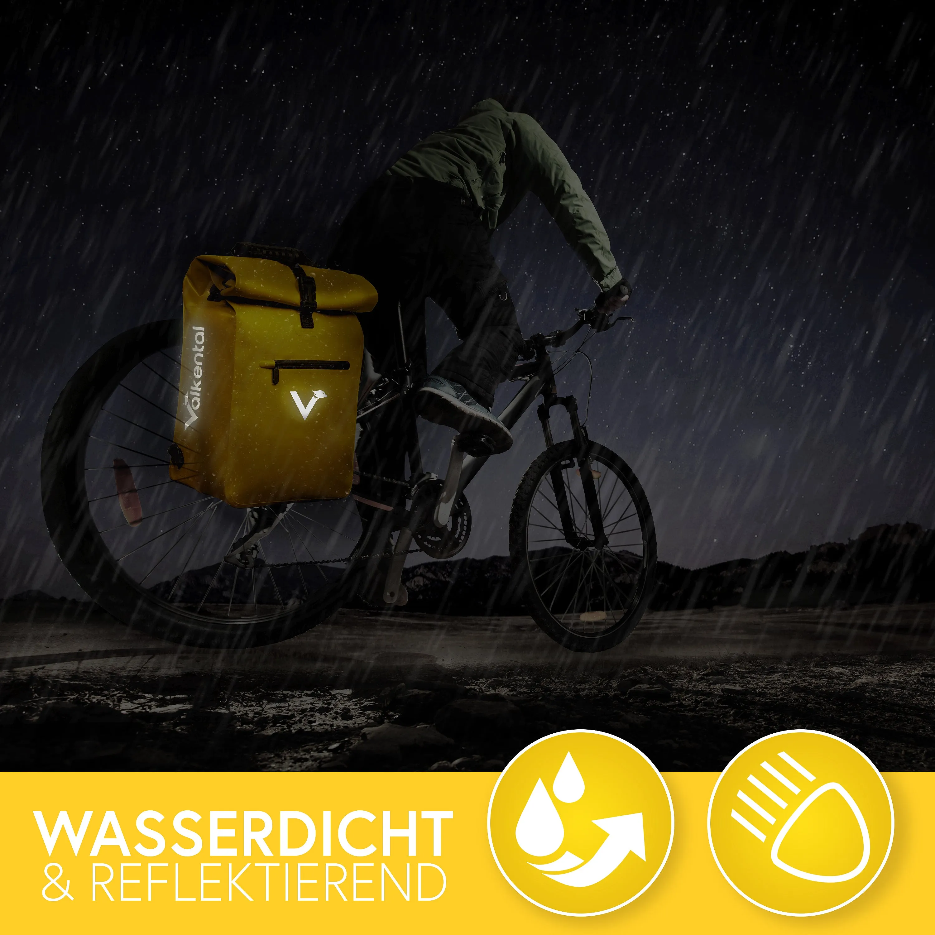 ValkOne 3in1 Fahrradtasche - perfekt für deinen Alltag! | Bundle
