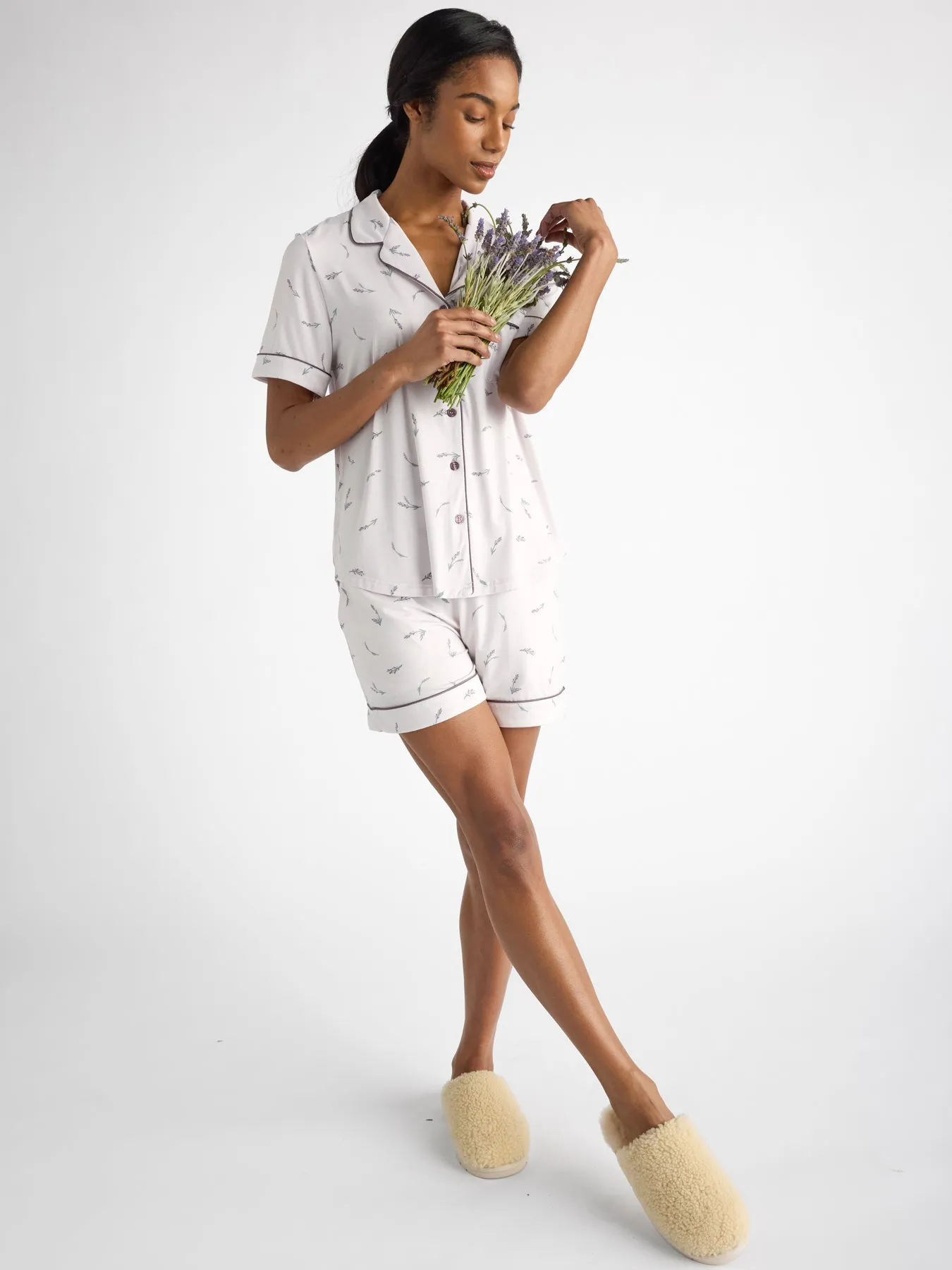 Women's Bamboo Stretch-Knit Pajama Short