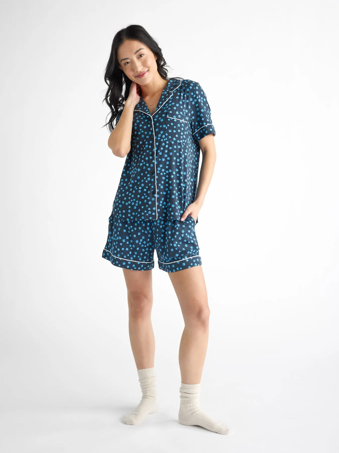 Women's Bamboo Stretch-Knit Pajama Short