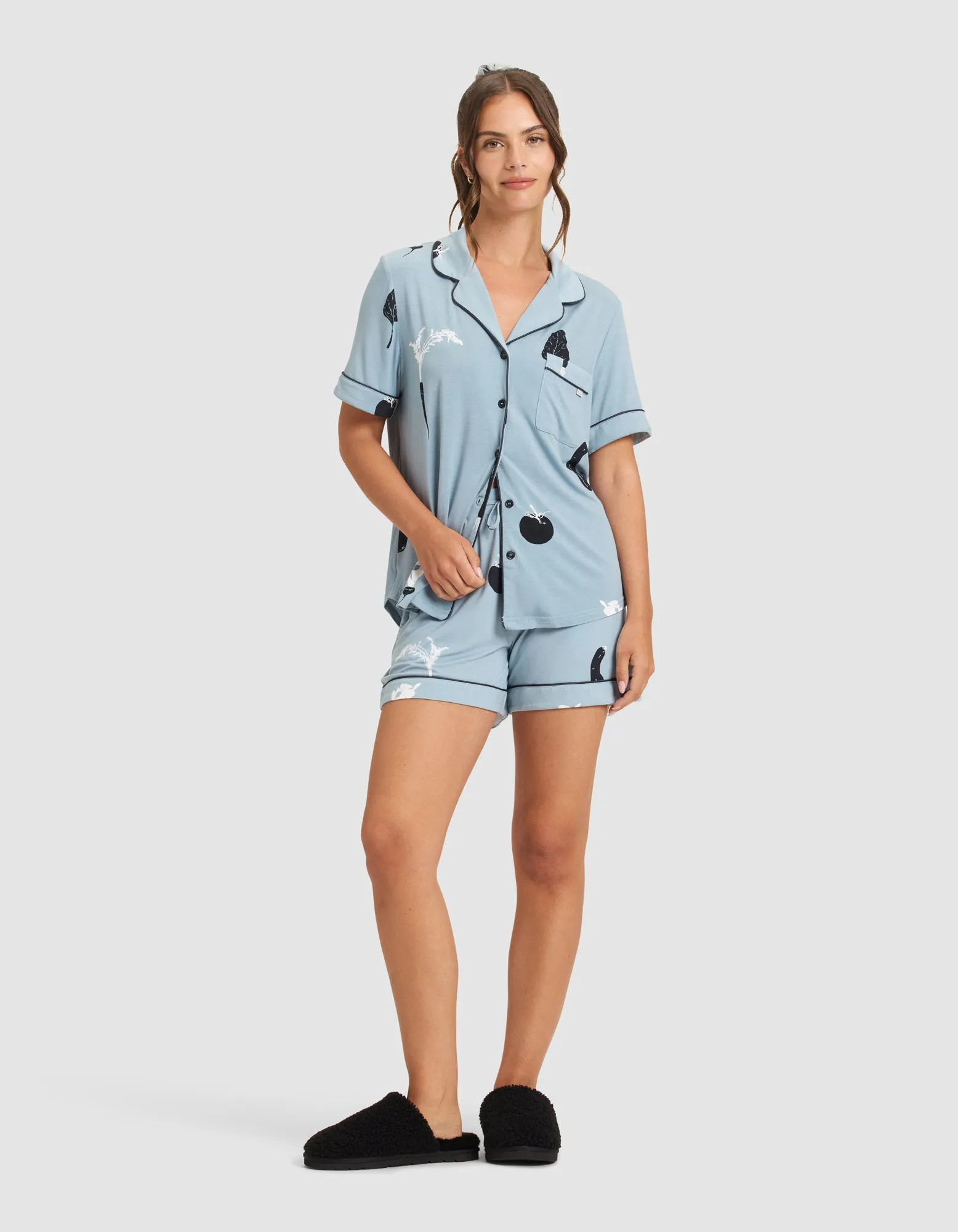 Women's Bamboo Stretch-Knit Pajama Short