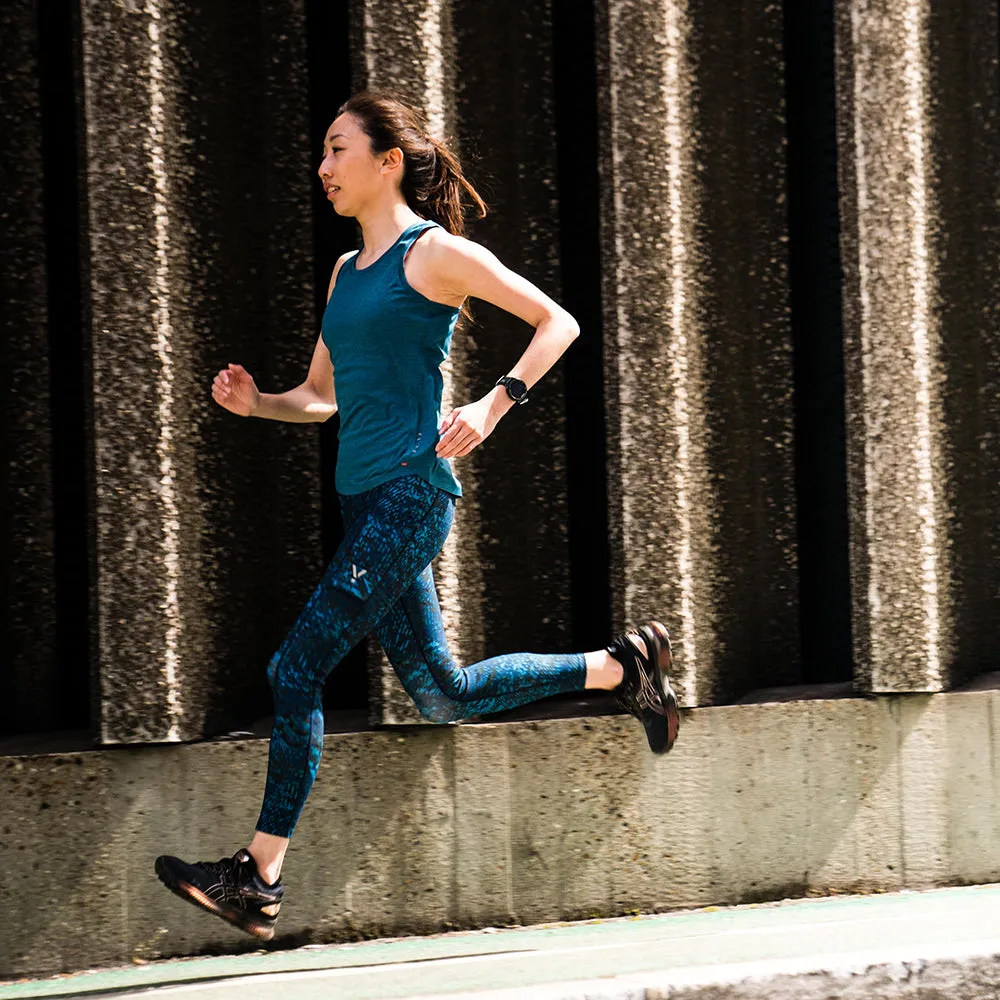 Womens Stellar Tech Singlet (Petrol)