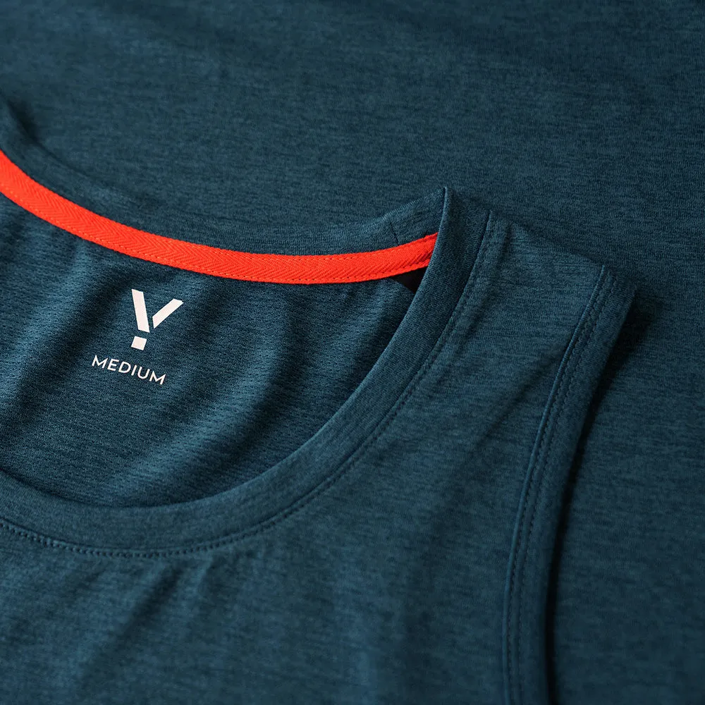 Womens Stellar Tech Singlet (Petrol)