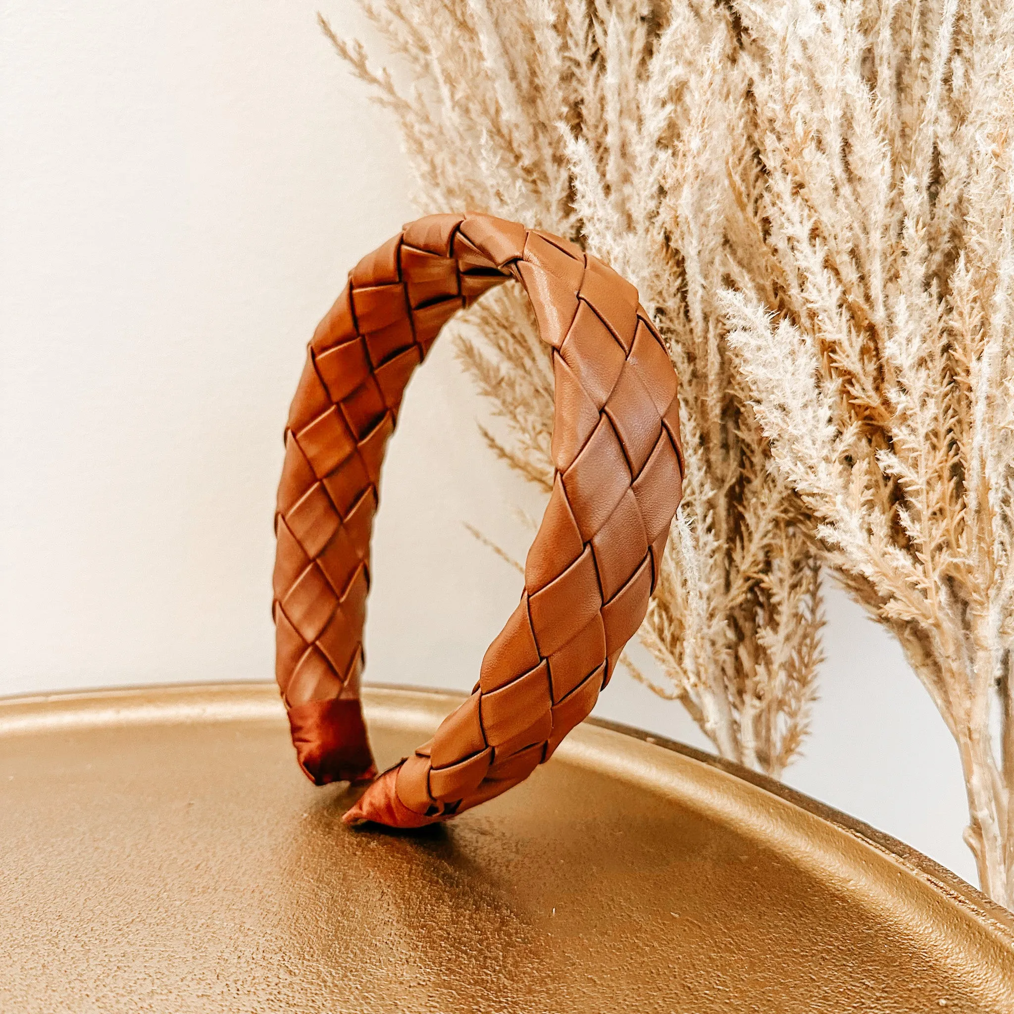 Woven Leather Headband